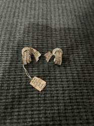 Vintage Rhinestone Clip-On Earrings by Marcel Boucher