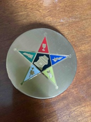Order of the Eastern Star Coaster or Medallion