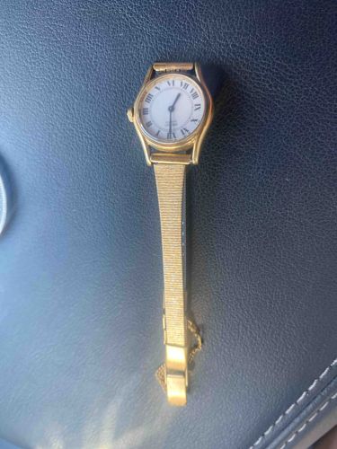 Vintage Gold Tone Ladies' Wristwatch with Roman Numerals