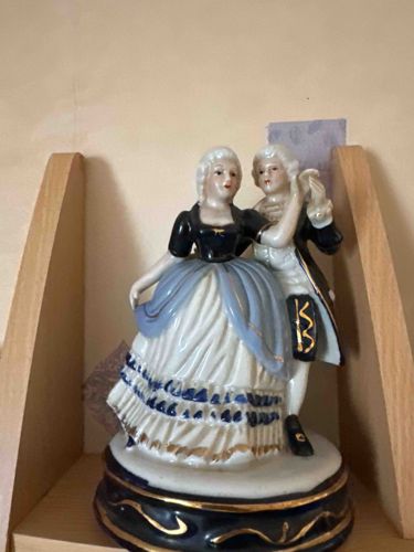Porcelain Dancing Couple Figurine
