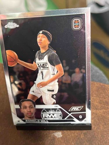 2023-24 Topps Chrome Overtime Elite (OTE) Romelo Hill Rookie Card