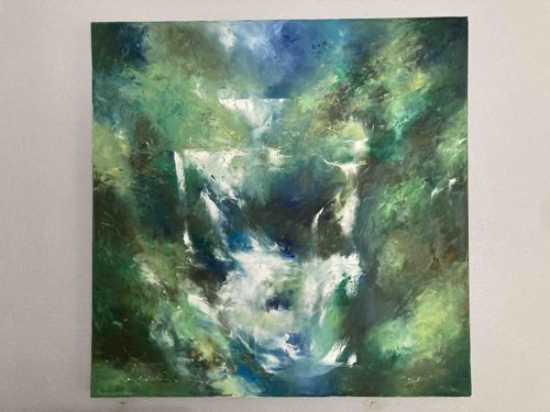 Spring Reflections in the Falls by Benjamin Wedel (2007)
