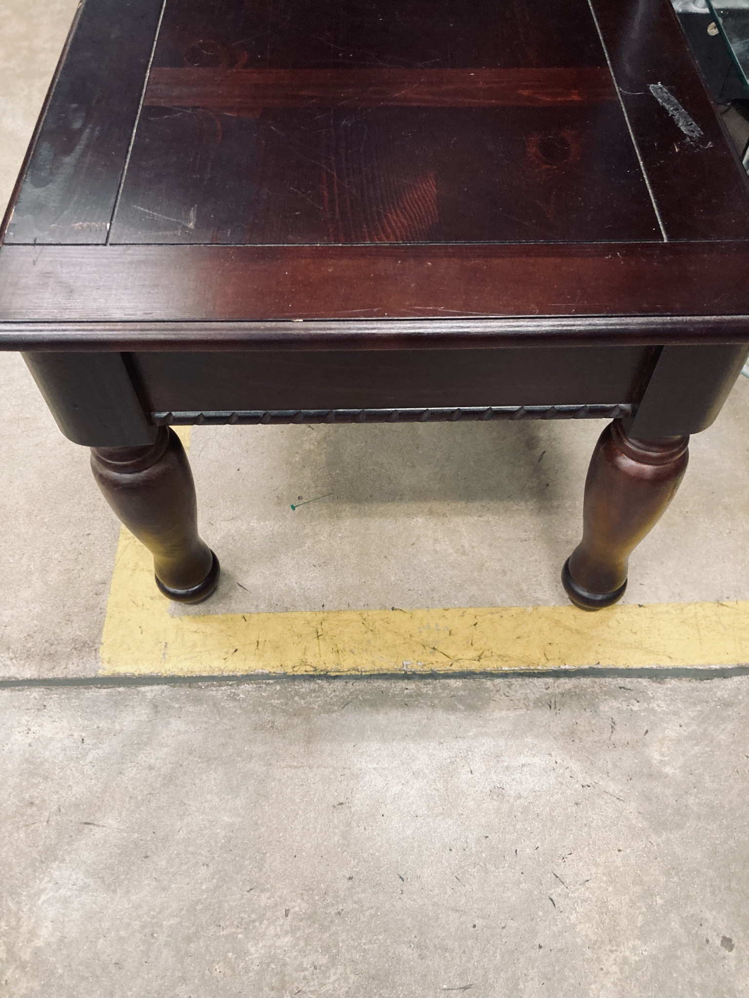 Submitted photo of Wood side table