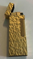 Dunhill Hammered Gold-Tone Pocket Lighter