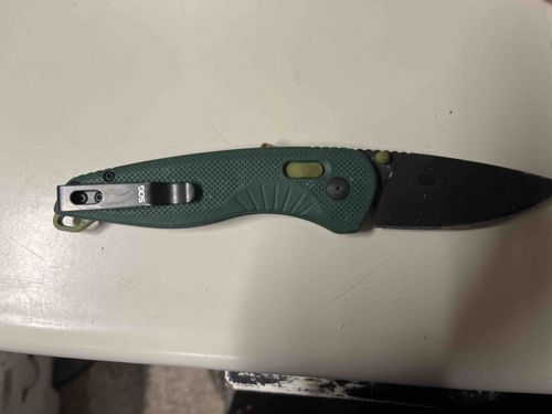 SOG Aegis FLK Folding Pocket Knife - OD Green