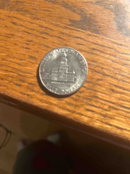 United States Half Dollar with Independence Hall (Reverse)