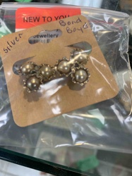 Vintage Faux Pearl Cluster Clip-On Earrings