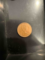 British One Penny Coin (Elizabeth II)