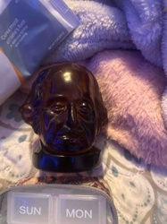 George Washington Bust Glass Bottle