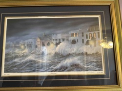 Framed Art Print: 'The Storm' by Dean Satava & Lisa Smith
