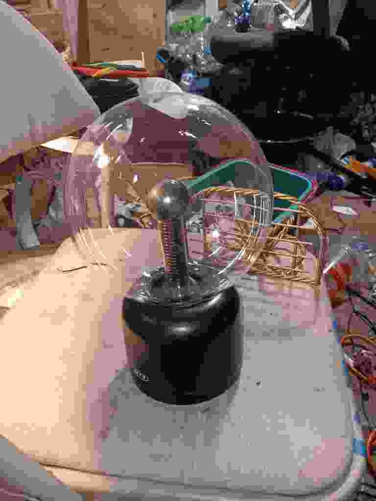 Plasma Globe with Black Base
