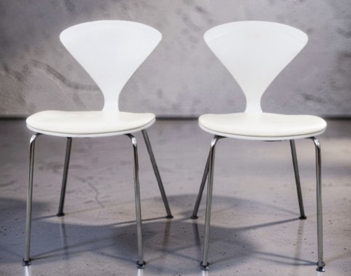 Submitted photo of Molded plywood side chair, attributed to Norman Cherner (not authenticated)