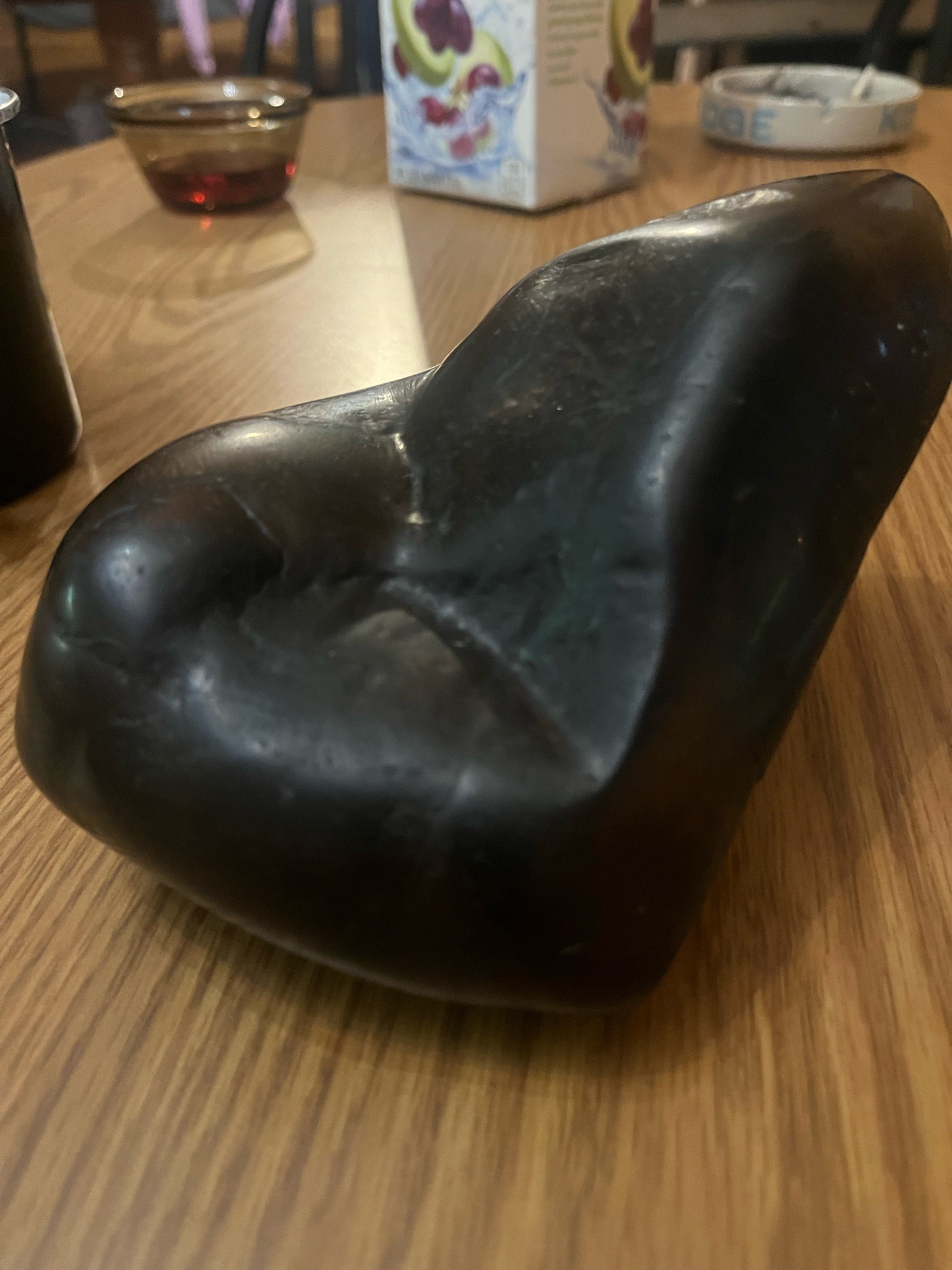 Large Irregular Black Pearl (Non-Nacreous Blister Pearl)