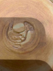 Pottery Maker's Mark with Menorah-like Symbol
