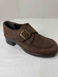 G.H. Bass & Co. Monk Strap Suede Shoe
