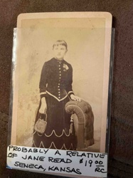 Cabinet Card Photograph of a Young Woman