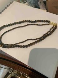 Multi-Strand Tiger's Eye Beaded Necklace