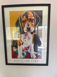 Framed print of "Otis" by Ron Burns