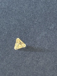 Yellow Trilliant Cut Diamond