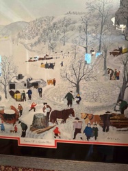 Sugaring Off (Grandma Moses style)