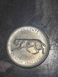 Canadian 25 Cent Coin