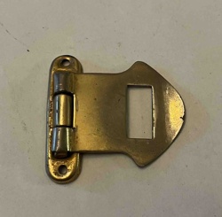 Brass Hinge Hasp with Rectangular Slot