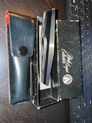 Black Angus Collection Folding Knife with Sheath and Box