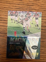 2004 Absolute Football Kick Off Curtis Martin NFL Trading Card