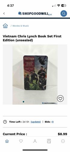 Vietnam Chris Lynch Book Set First Edition