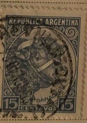 Republica Argentina 15 Centavos 'Ganadería' Postage Stamp