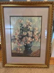 Claude Monet 'Chrysanthemums' Framed Print