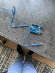 Arduino Uno R3 with USB-A to USB-B Cable