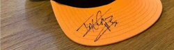 Baseball Cap Bill with Signature