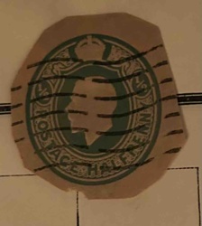 Edward VII 'POSTAGE HALFPENNY' Postal Fiscal Stamp