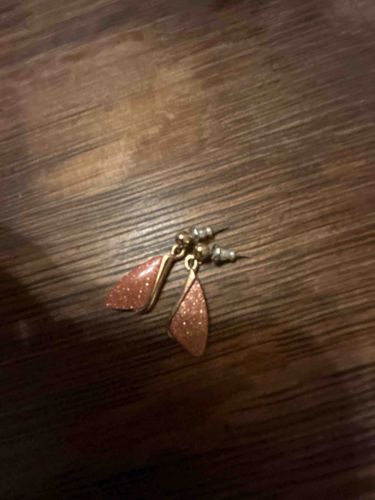 Goldstone Dangle Earrings