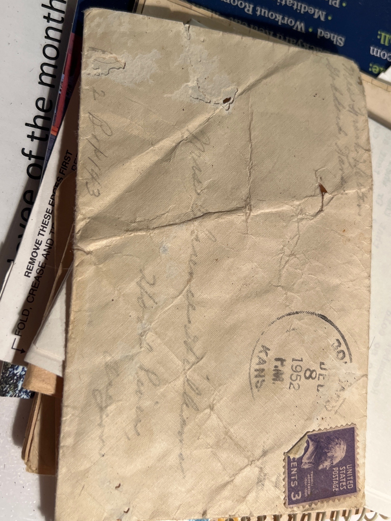 Submitted photo of Vintage paper envelope (unverified)