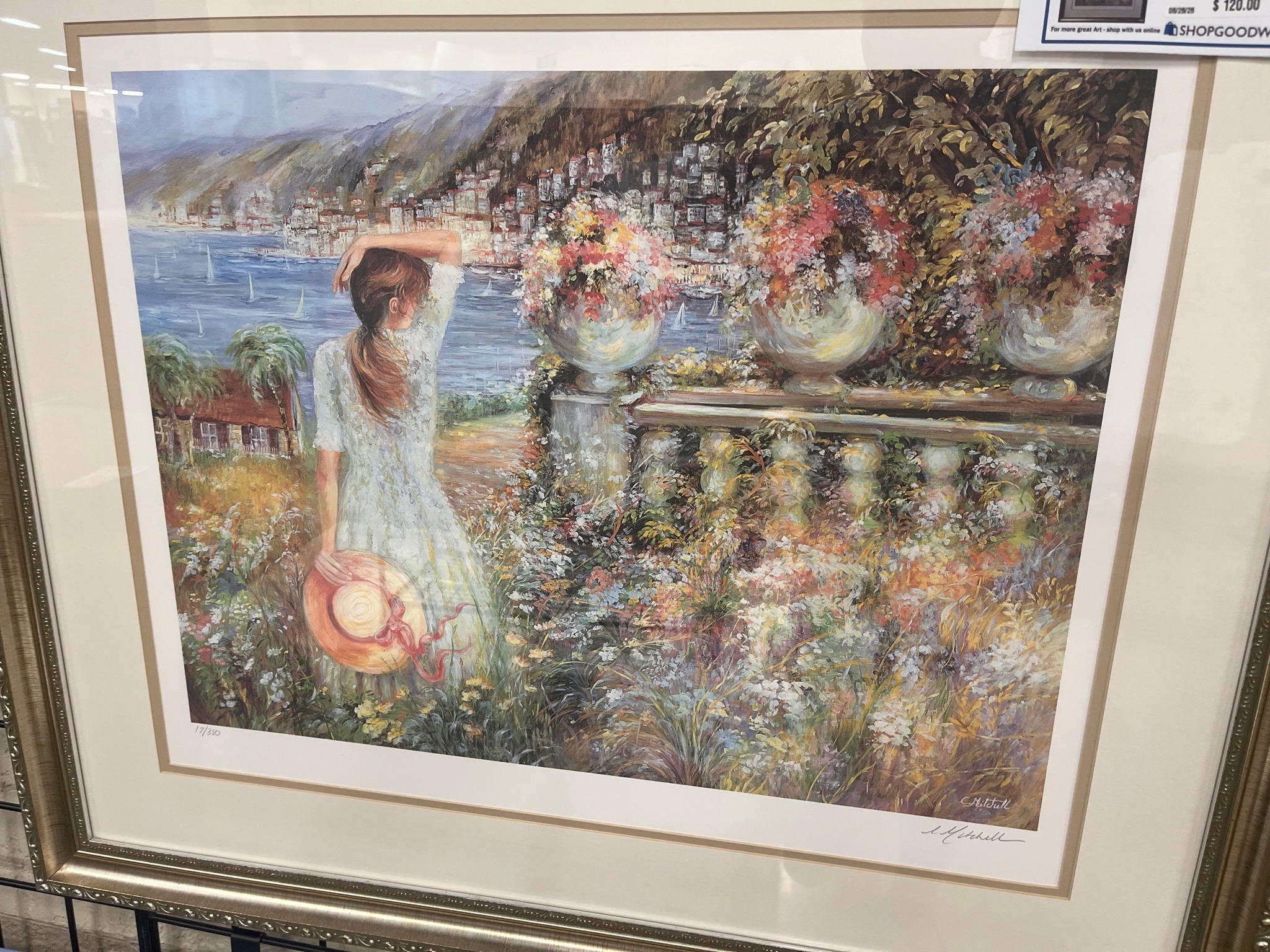 Submitted photo of Framed print signed 'C. Mitchell'