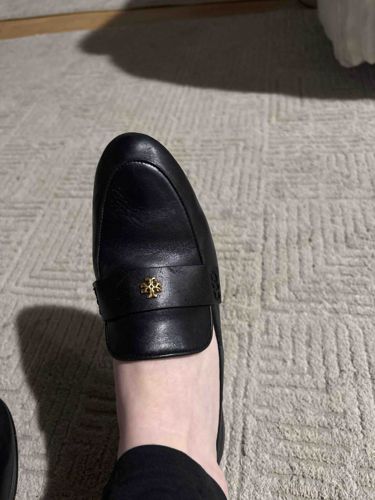 Tory Burch Jessa Loafer in Black Leather