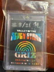 GRiZ Valley of the Seven Stars Festival Pass / Credential (October 10-13, 2024)