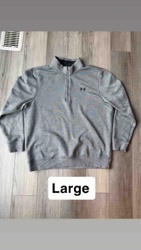 Under Armour Men's Gray 1/4 Zip Pullover