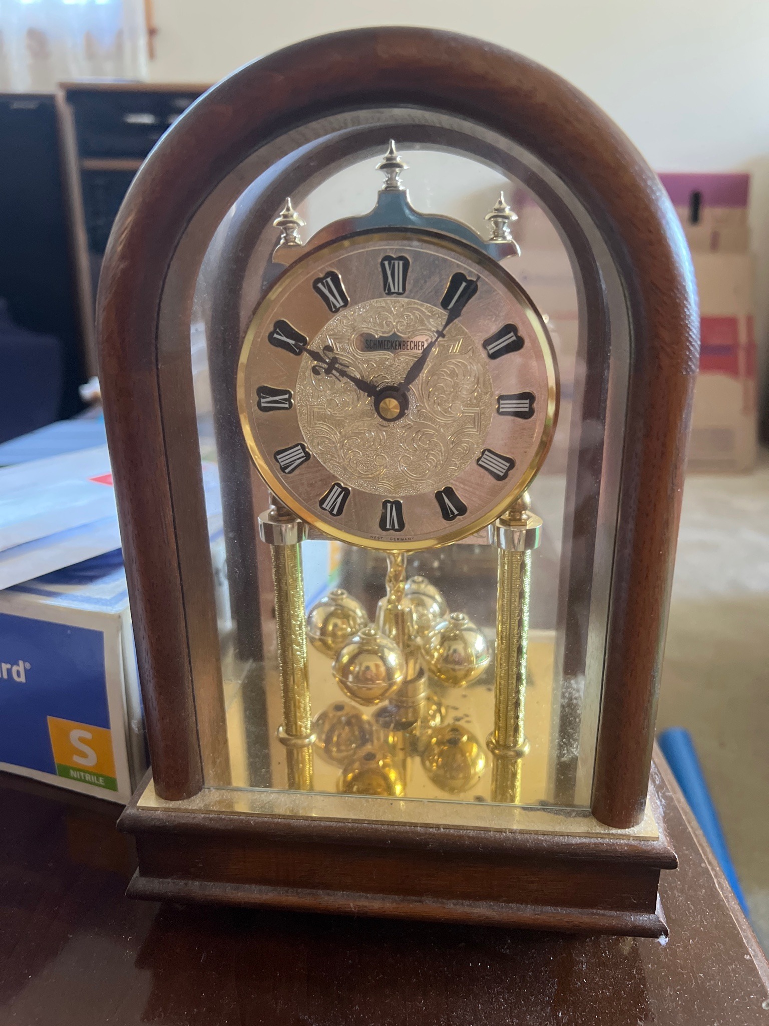Submitted photo of Schmeckenbecher Mantel Clock (not authenticated)