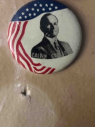 Calvin Coolidge Campaign Button