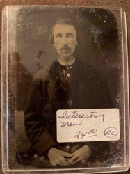 Tintype Portrait of a Bearded Man
