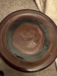 Art Glass Vessel Base (Unidentified Maker)
