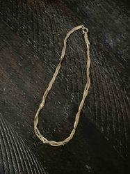 Multi-Strand Braided Chain Necklace