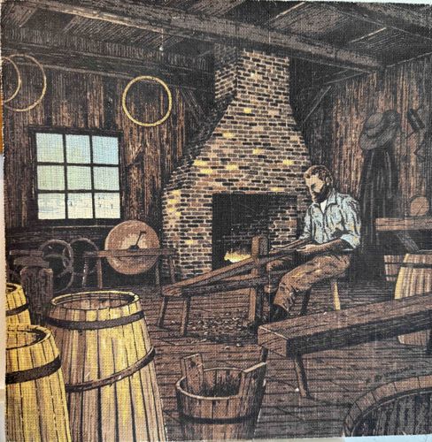 Coopersmith's Workshop Fabric Panel