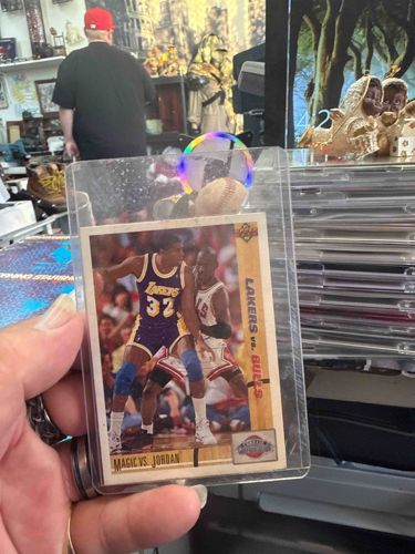 1991-92 Upper Deck Basketball Card 'Magic vs. Jordan'