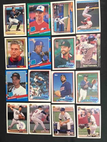 Collection of Early 1990s Major League Baseball Trading Cards