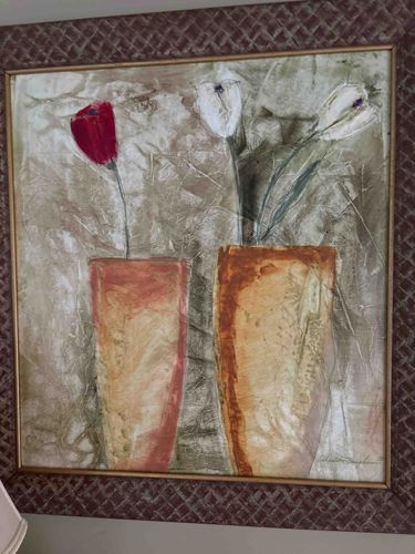 Abstract Floral Still Life by Richardson-Baughman