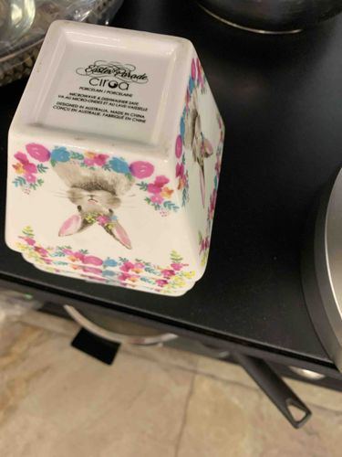 Easter Parade CIRCA Porcelain Bunny Planter/Vase
